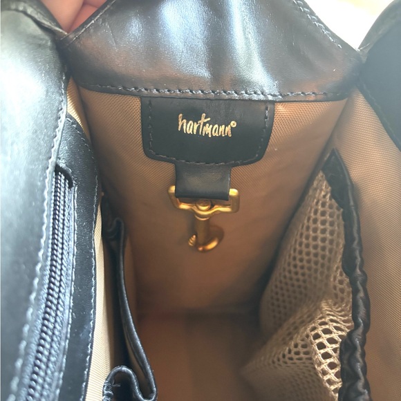 Hartmann Vintage Black Woven Leather Briefcase, Rare, Unisex - Picture 12 of 14